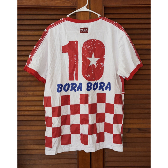 Croatia 10 Bora Bora Yasia Checker Board T-Shirt Adult XXL - Picture 5 of 5